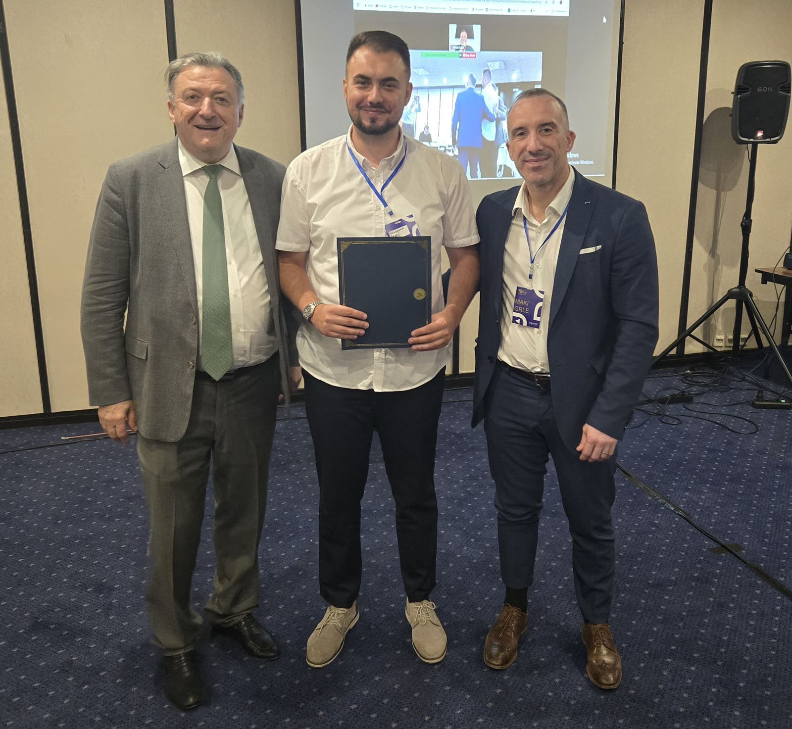 Award ceremony-